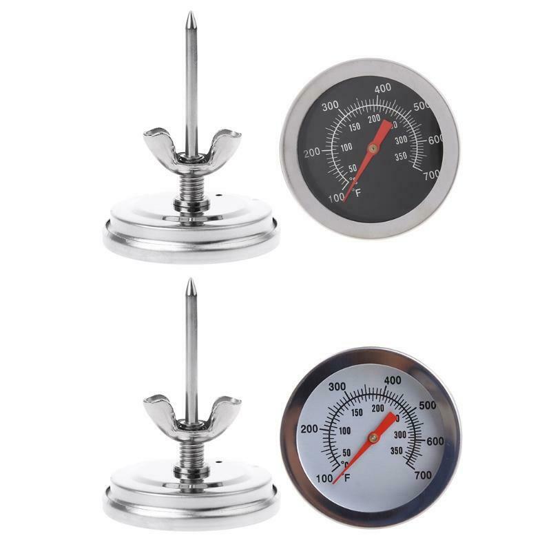 Stainless Steel Oven Thermometer BBQ Smoker Grill Temperature Gauge 50~350â„ƒ, 100