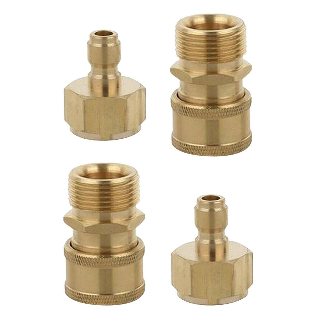 4pc Quick Release Connectors Garden Hose Tool Quick Adaptor Pipe Fitting