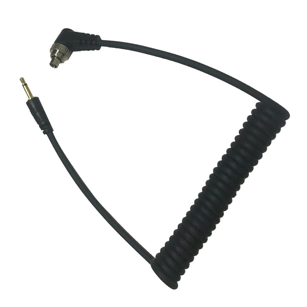 2.5mm Wire Cameras PC Sync  Lock Cable Screw to Male Flash Plug