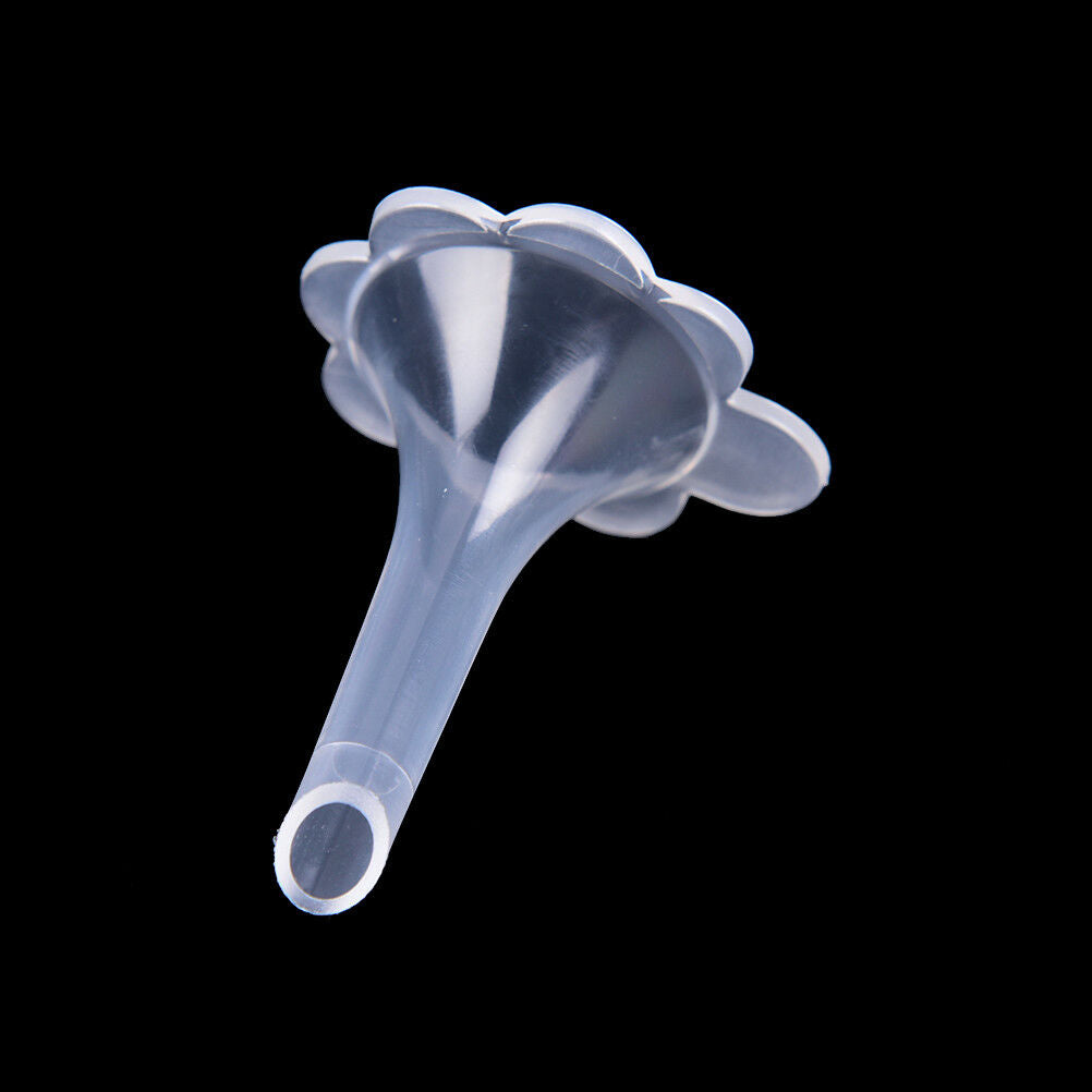 10XSmall Plastic Funnels Perfume Diffuser Bottle Mini Liquid Oil Funnels Lab.DD