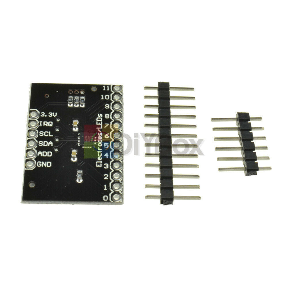 5Pcs MPR121 Breakout V12 Capacitive Touch Sensor Controller Module I2C Keyboard