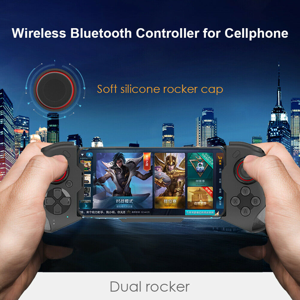 Telescopic Bluetooth Controller Trigger Gamepad for PUBG Mobile iOSs Android