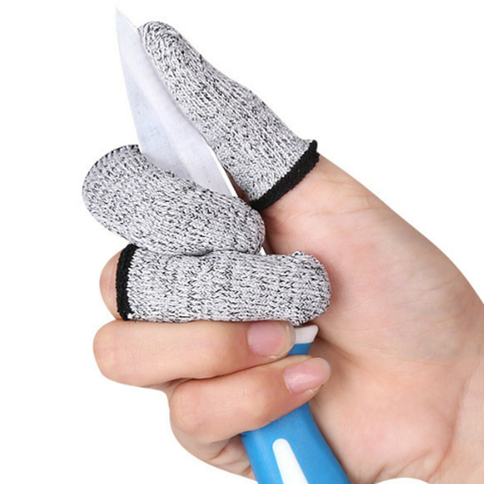 8pcs Reusable Finger Cots Cut Resistant Sleeves Covers Thumb Gardening Gifts