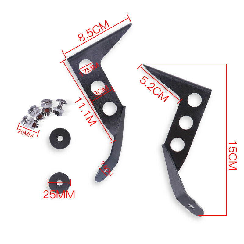 Black ABS Fairing Windscreen Windshield For Benelli Leoncino 250 250B BJ250 BJ