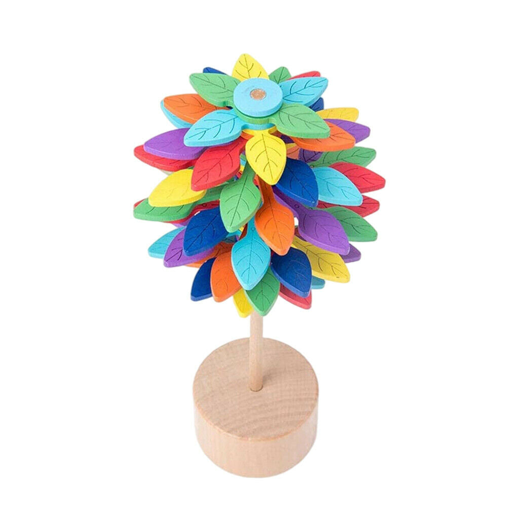 Wooden Rotating Spiral Lollipop Stress Relief Special Needs Sensory Toys
