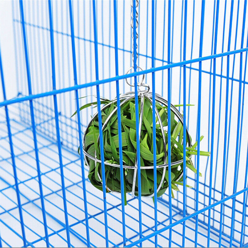 Pet Supplies Hay Manger Food Ball Stainless Steel Plating Grass Rack Ball