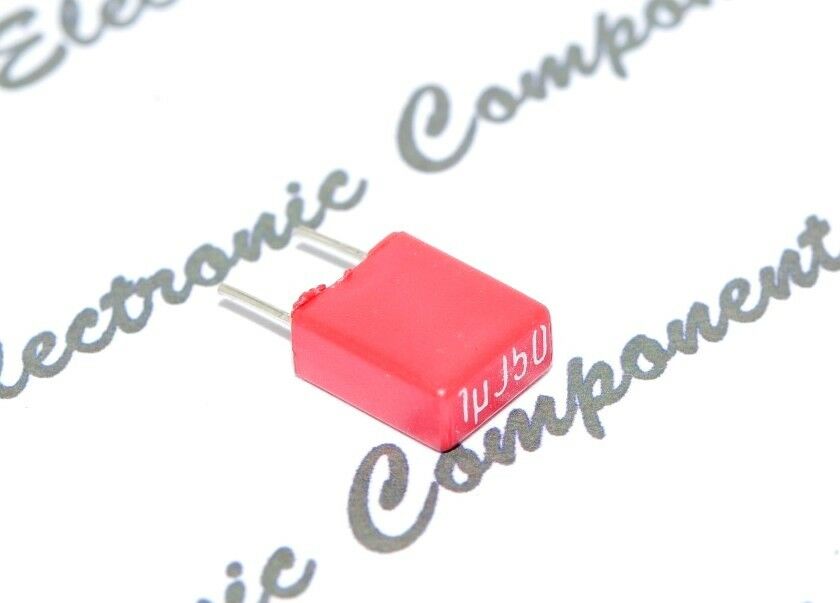 10pcs - WIMA MKS2 1uF (1µF) 50V 5% pitch:5mm Capacitor