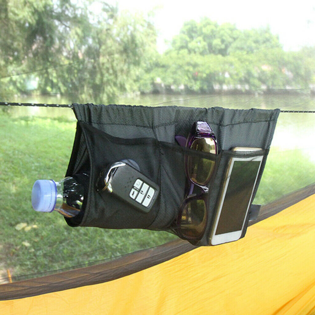 2pcs Hammock Organizer Hanging Bags with 7 Pockets Storage Kettle Mobile Phones