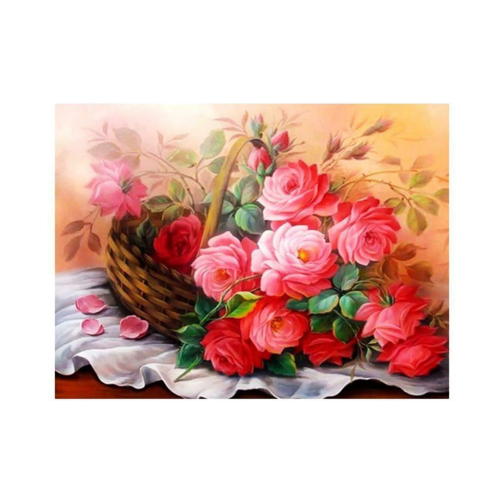 Flower DIY 5D Diamond Painting Embroidery Cross Stitch Kit 4#