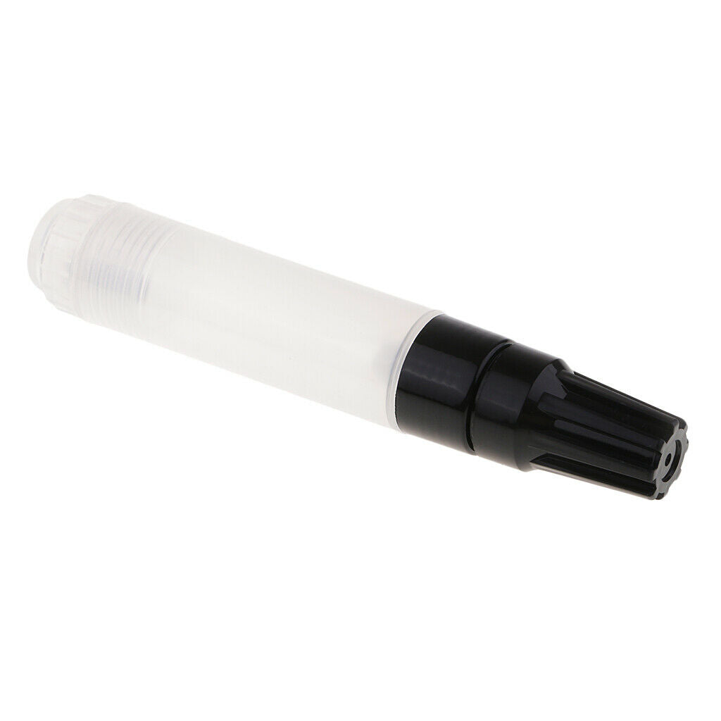 2x Clear Blank Tube Markers 8mm Ink Refills Cartridges School Office Marking Pen