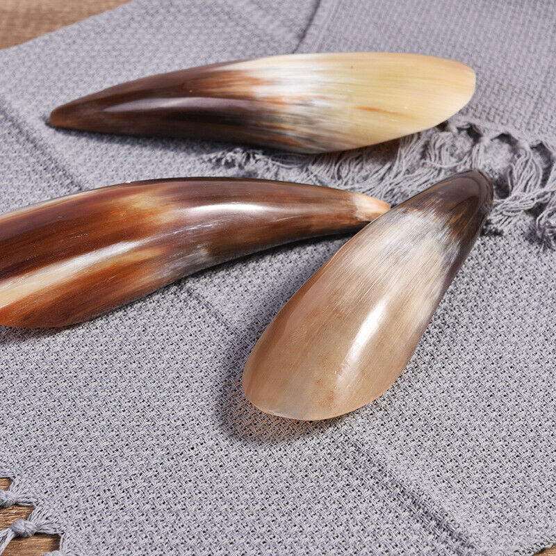 Natural Buffalo Horn No Stress Massage Tool SPA  Massager Scraping Boa.l8