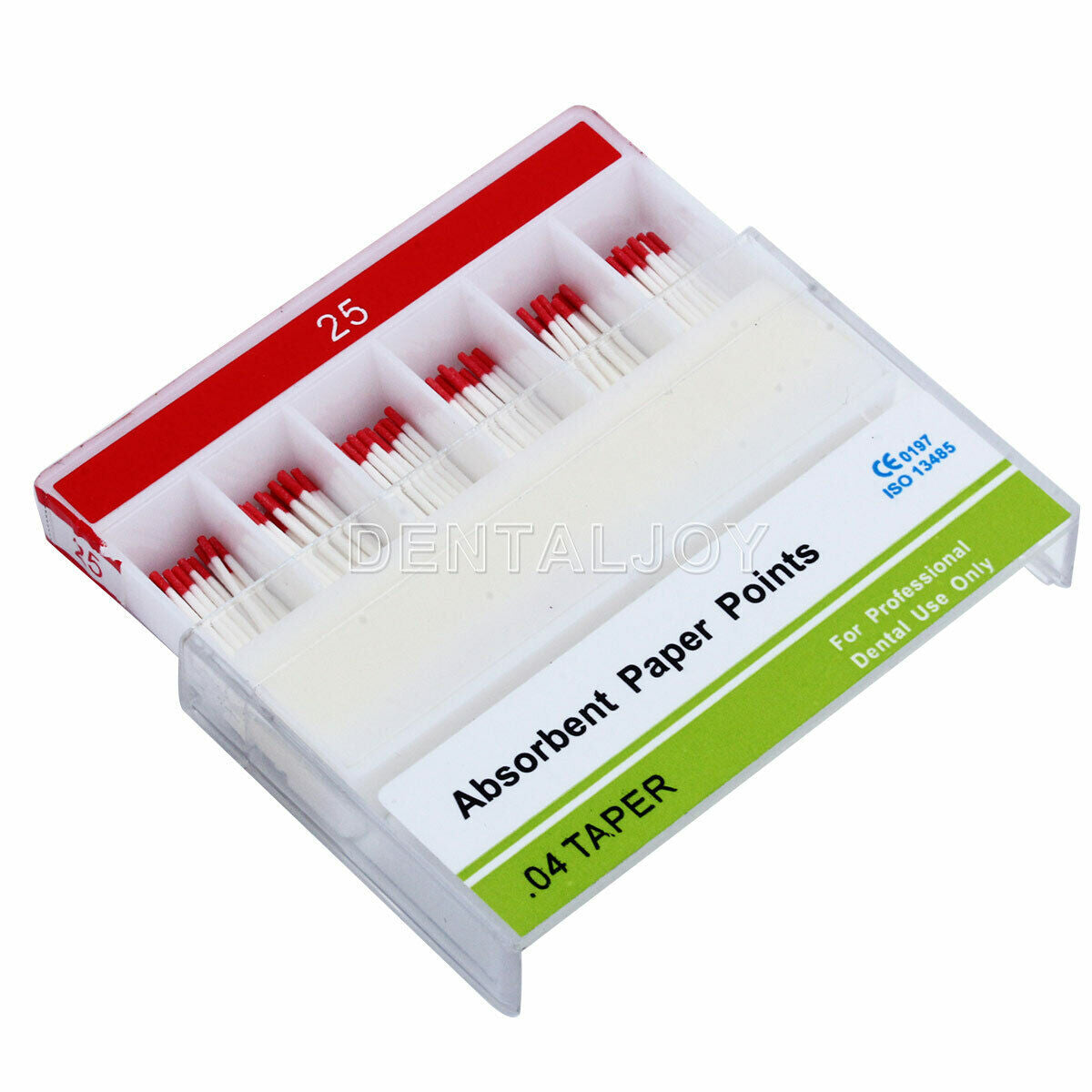 10 Boxes Dental Endodontic Absorbent Paper Points Root Canal 0.04 25# 100PC/BOX