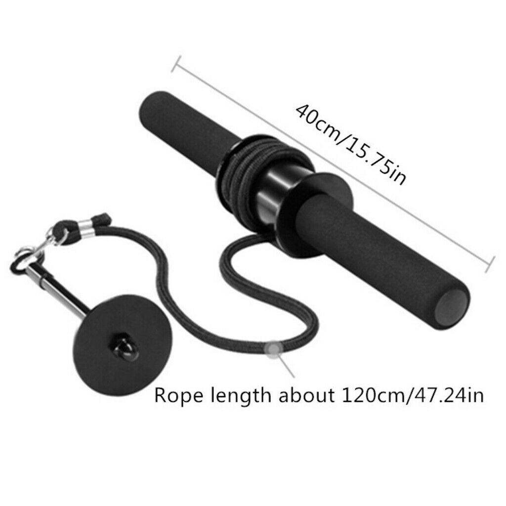 Premium Wrist Roller Forearm Exerciser Curler Equipment Muscle Trainer
