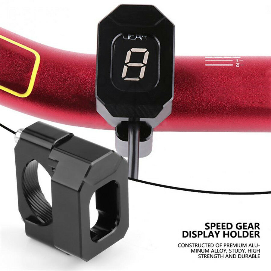 Aluminum Alloy Motorcycle Speed Gear Display Indicator Holder Bracket Universal