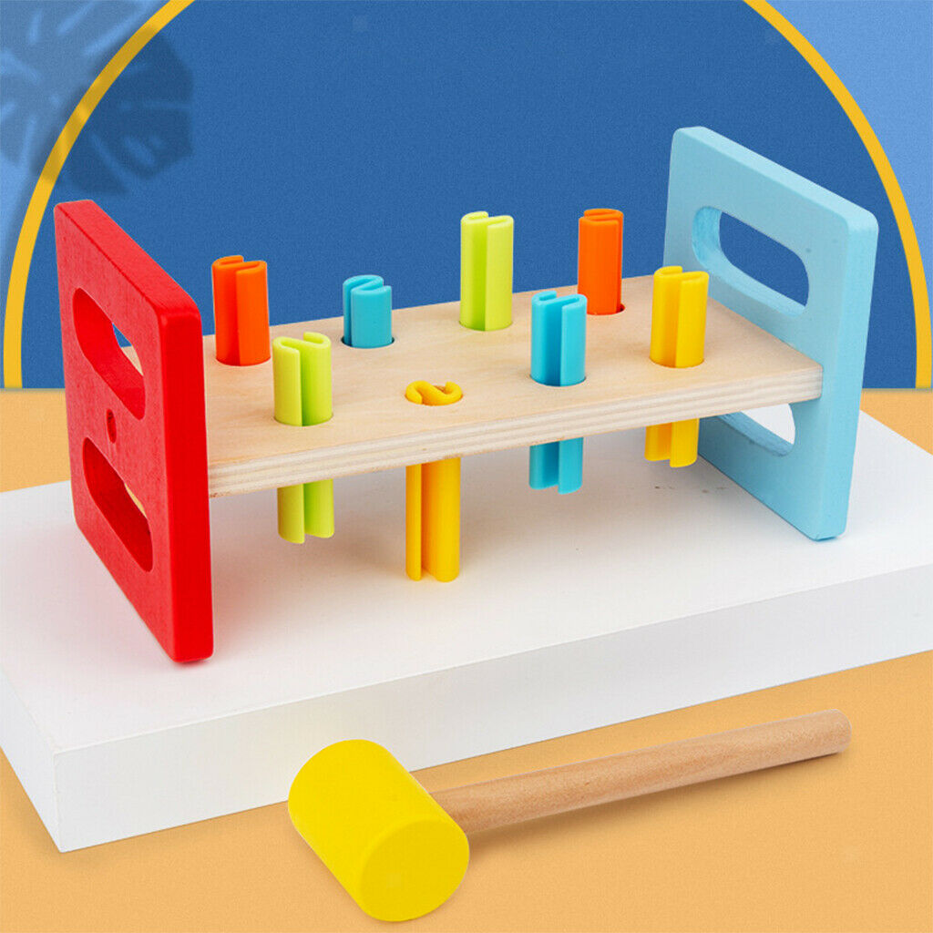 Wood Pounding Bench Hand Eye Coordination Training Educational Toys