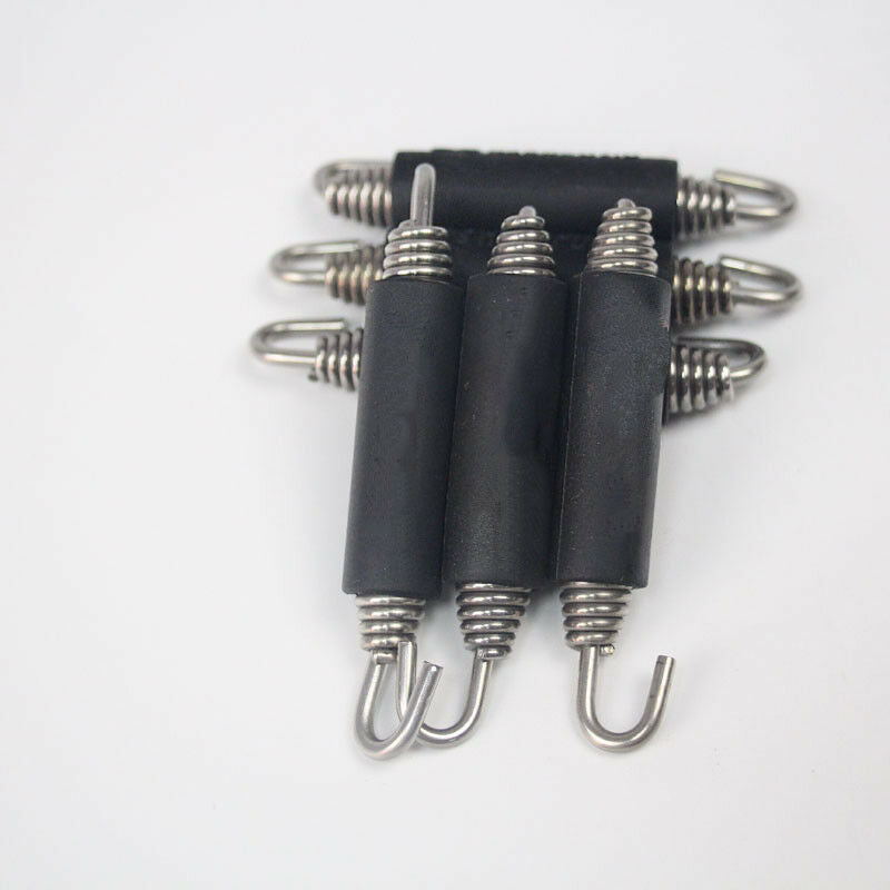 Motorcycle Exhaust Pipe Thick 85mm Stainless Steel Hook Spring Tension Retractor
