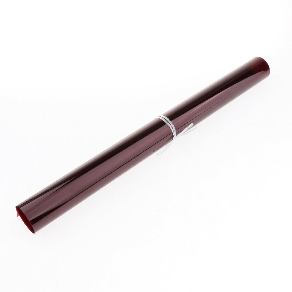3× DEEP RED Lighting Filter Colour Effects Gel for Theater DJ Party