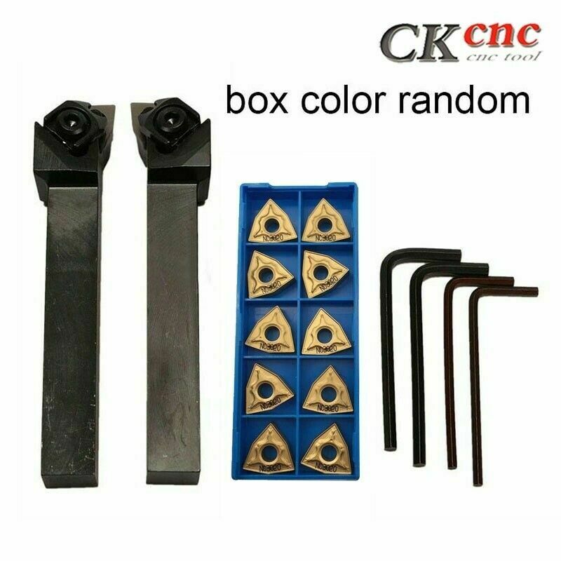 WWLNR1616K08 + WWLNL1616K08 External Boring Bar Tool Holder+WNMG080404-HM insert