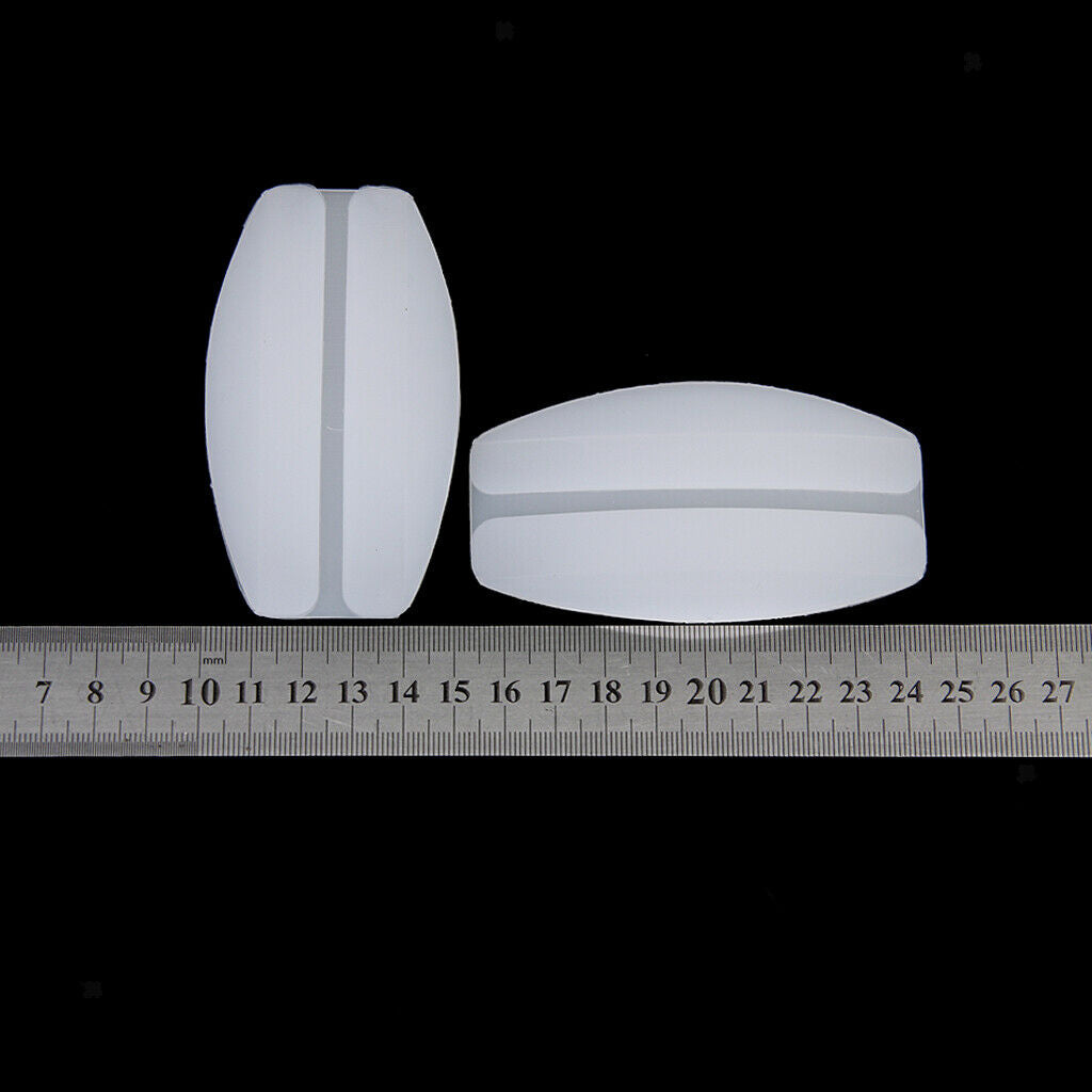 Silicone Bra Strap Cushions Non-slip Pads Shoulder Protectors Clear White