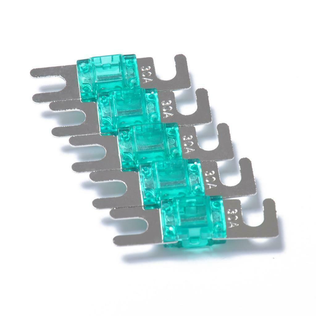 10pcs 80A+30A High Quality Nickel Plated Car Audio Mini ANL Type Blade Fuse
