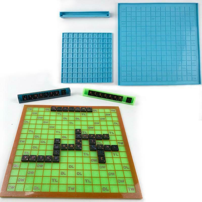English Alphabet Spelling and Wording Game Silicone Mold to Spell Words