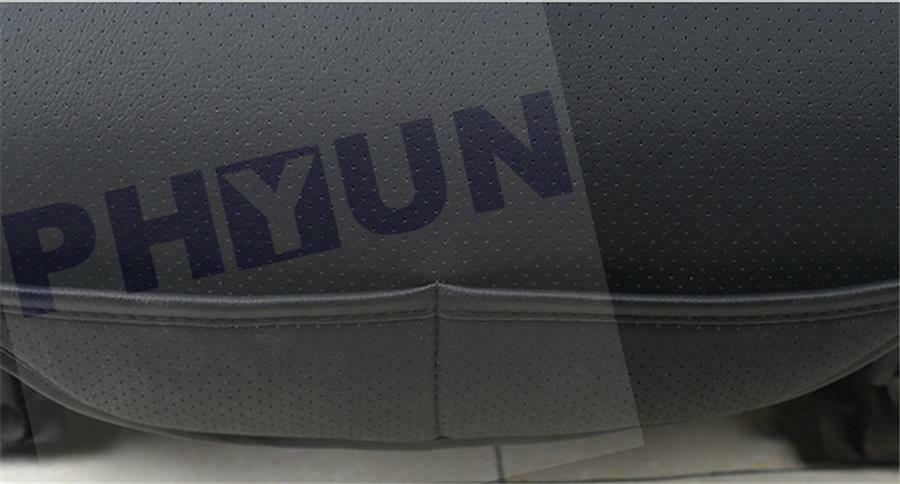 Universal PU Leather Black Car Seat Cover Front Cushion Breathable Protector