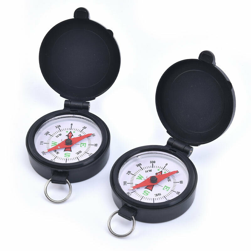 2Pcs Compass Military Camping Hiking Survival Marching Pointing Guider Co.l8