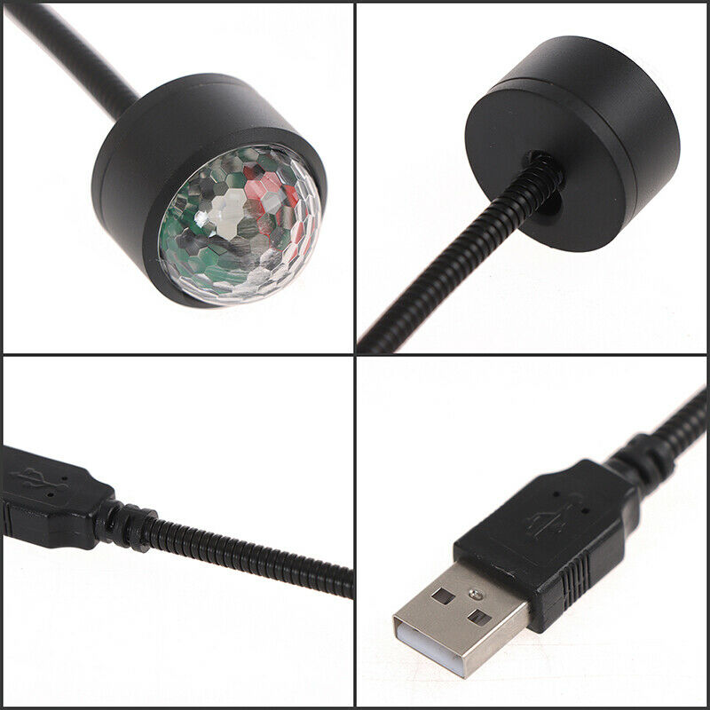 LED Atmosphere Lamp Car Voice Control Atmosphere Light USB Car Lig SJ