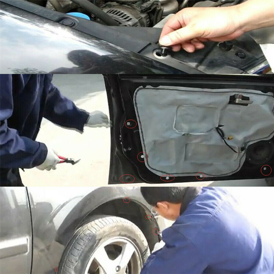 425pcs Auto Car Door Bumper Fender Mixed Fastener Clips with 8'' Car Repair Tool