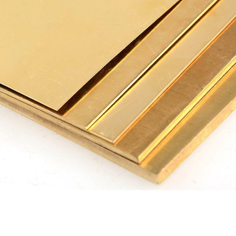 1pcs Brass Thin Sheet Shim Thick 0.1mm x 100mm x 100mm