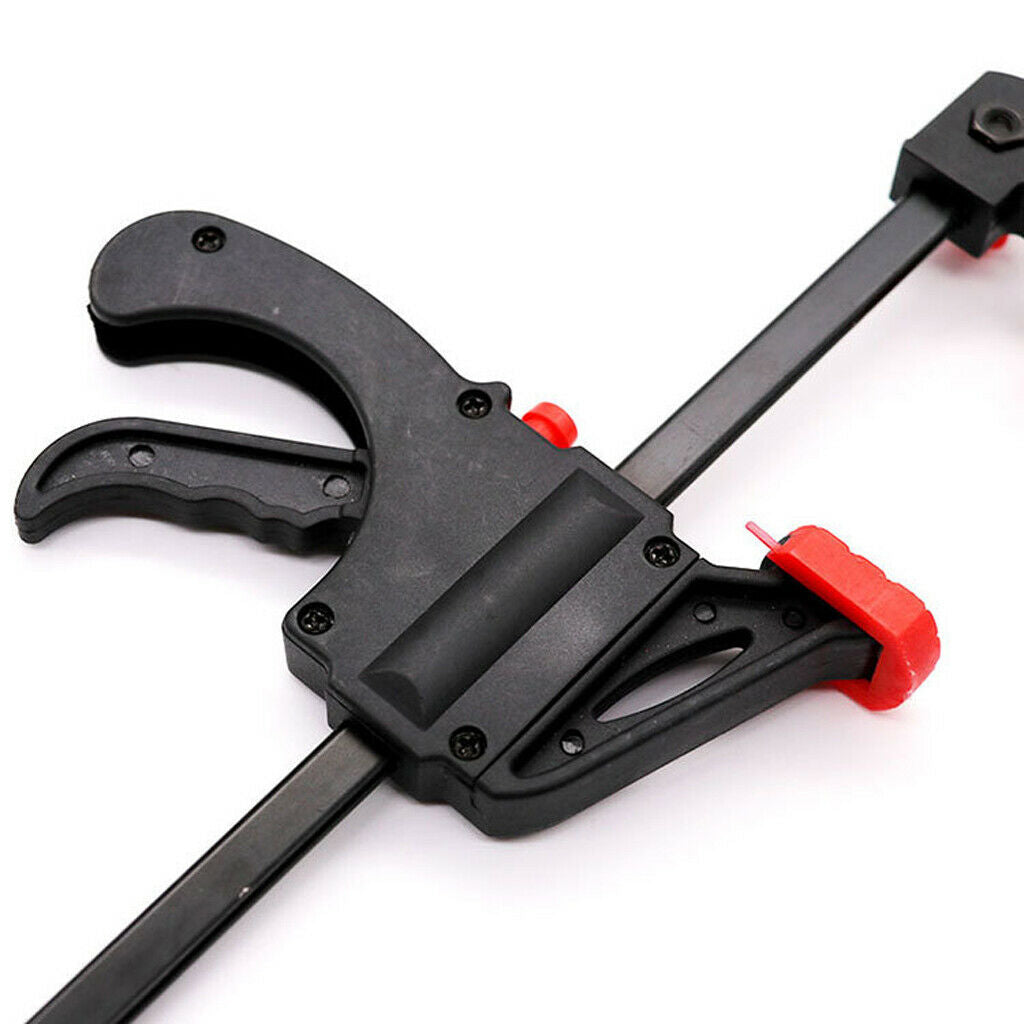 Black Plastic Heavy Duty Wood Bar Clamp F Woodworking Clip Squeeze Clamps