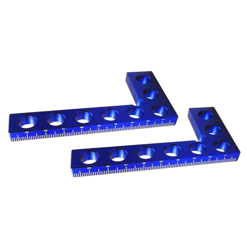 Set of 2 4inch Metal Right Angle Clamps 90Â° Metric for Picture Frame Boxes