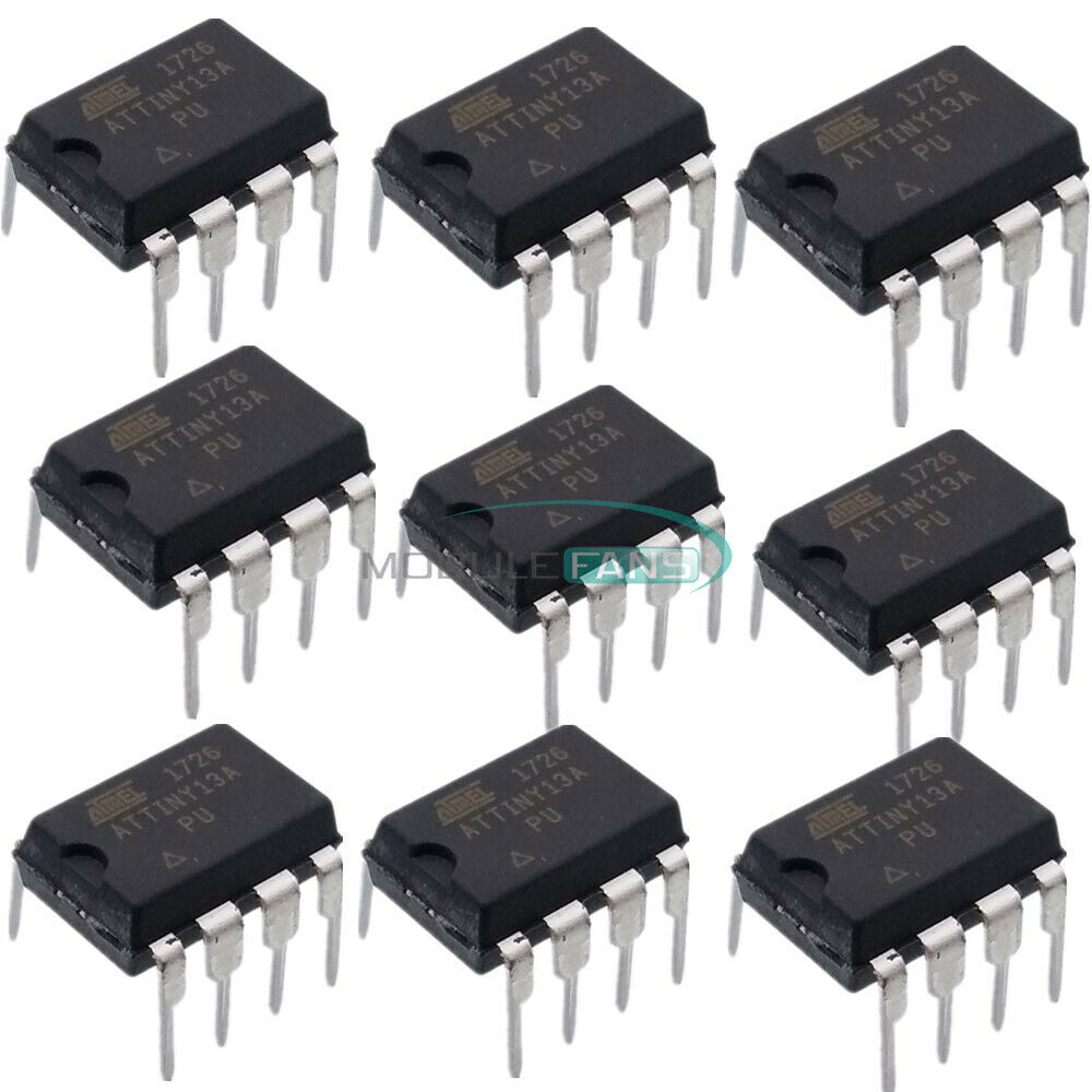 2PCS ATMEL ATTINY13A-PU TINY13A-PU DIP-8 CHIP IC ATTINY13A-PU