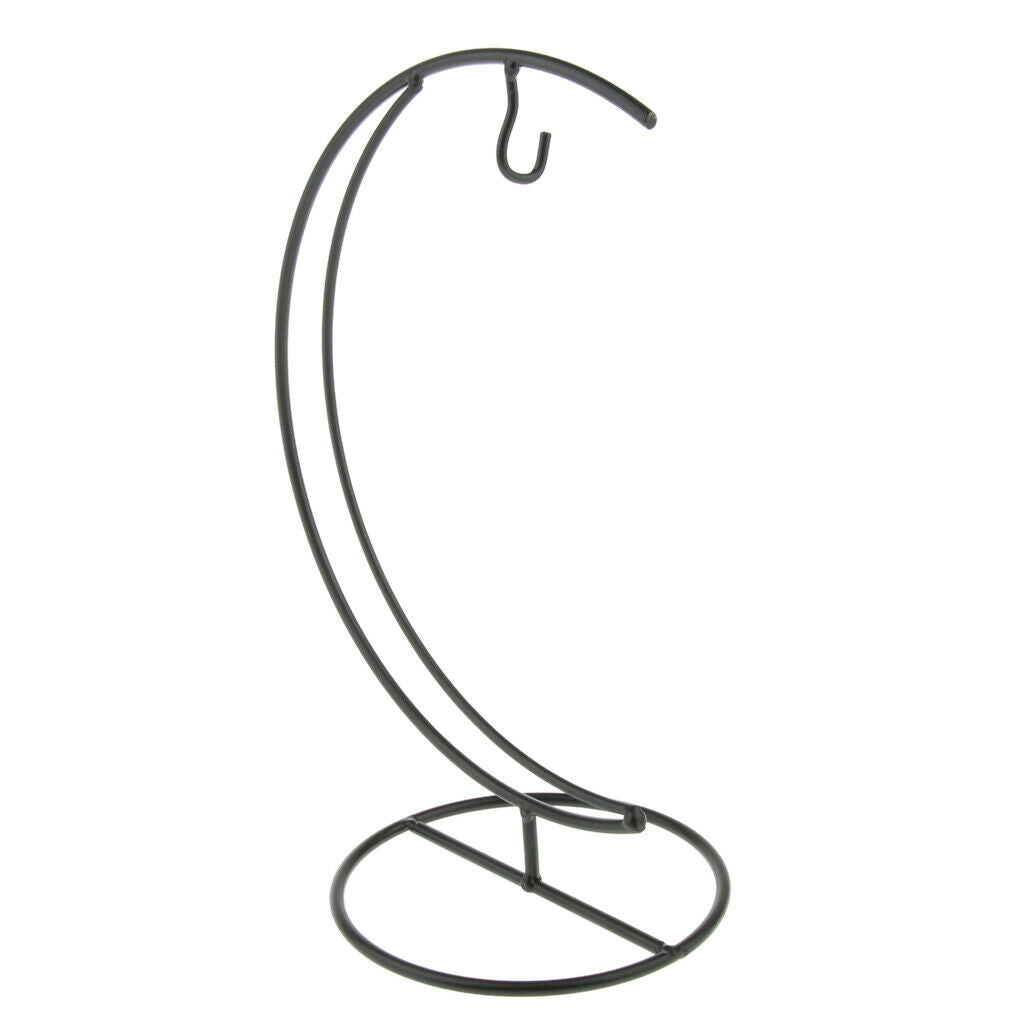 Black Eyeglass Holder Stand Glasses Display Rack with Hook Home Decor 02