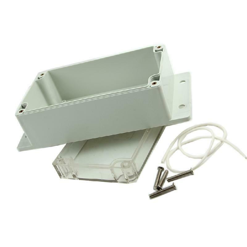 Waterproof 158x90x65mm Clear Plastic Electronic Project Box Enclosure Cover CASE