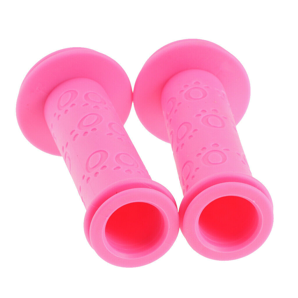 Girls Bicycle Bike Handlebar Grips Tassels Ribbons Front Basket Pink Set