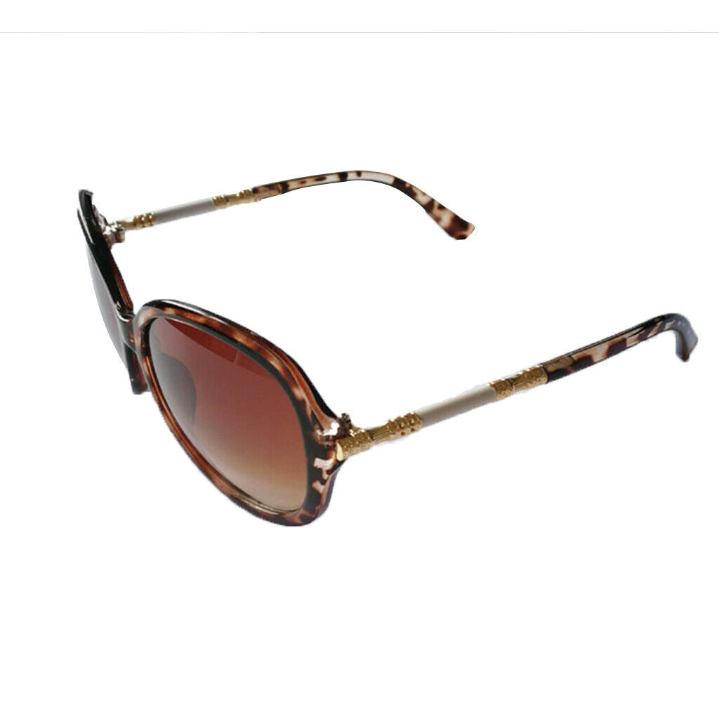 Fashion High-grade Carved Women Sunglasses Big Frame Eyewear Leopard Print