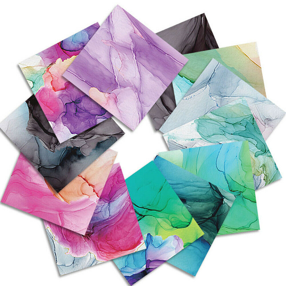 12Pcs Scrapbooking Paper Pad Sheet Origami Art Background Decor Card Crafts DIY