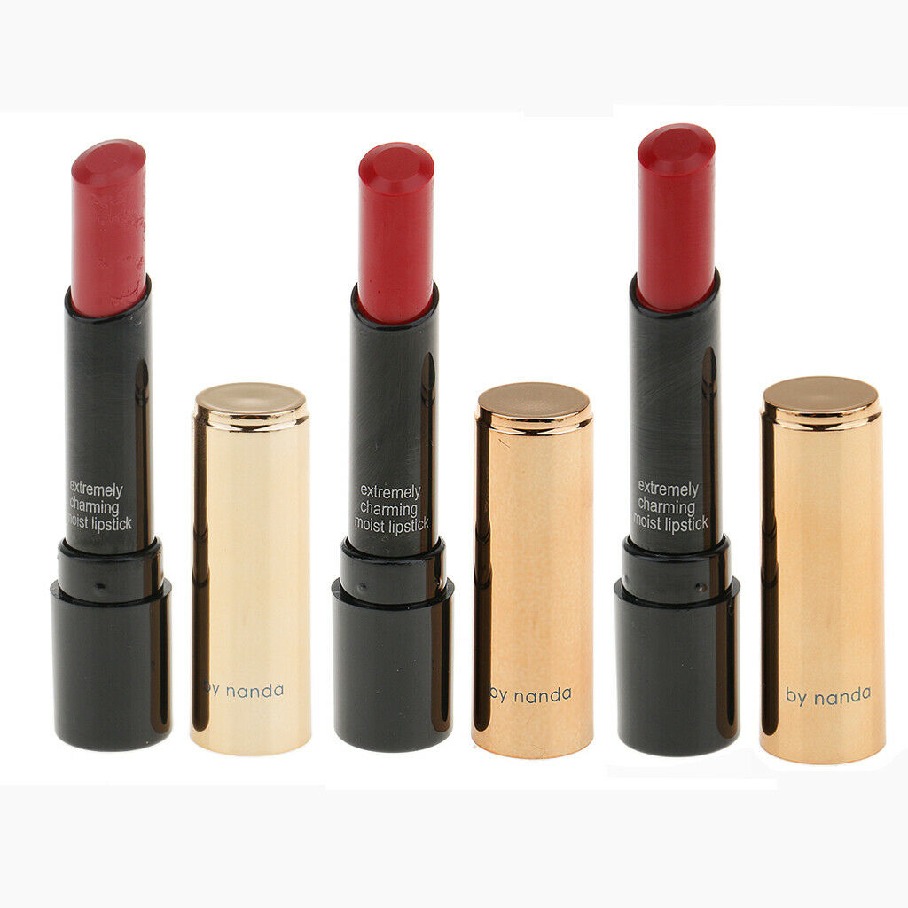 3x Cosmetic Makeup Lipstick Moisture Lip Stick Long Lasting  #601 #606 #608