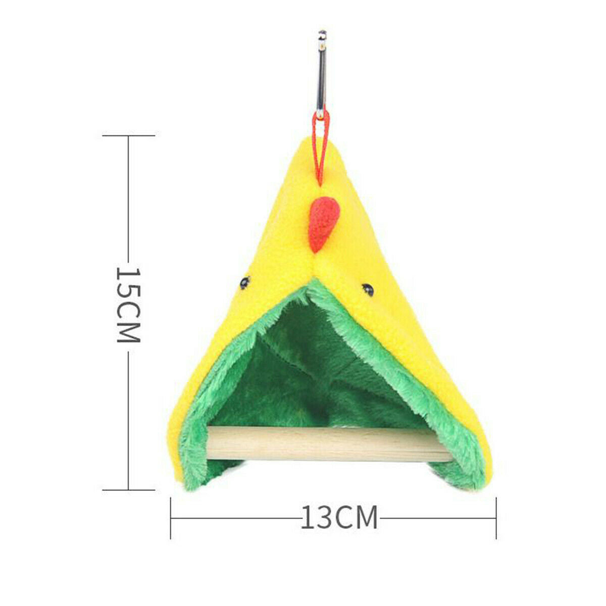 1pc Pet Bird Parrot Warm Hammock Cage Hut Parakeet Budgie Tent Bed Hanging Cave