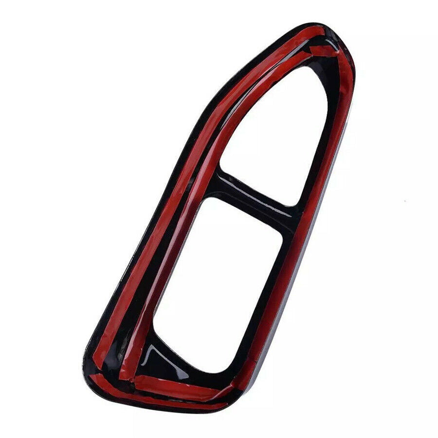 Black Exhaust Muffler Tips Tail Pipe Cover Trim For BMW 7 G11 G12 16-18 M Style