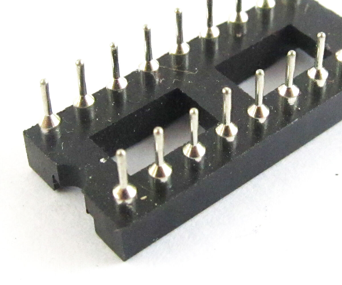 15 pcs  IC Socket Adapter 16 PIN Round DIP High Quality