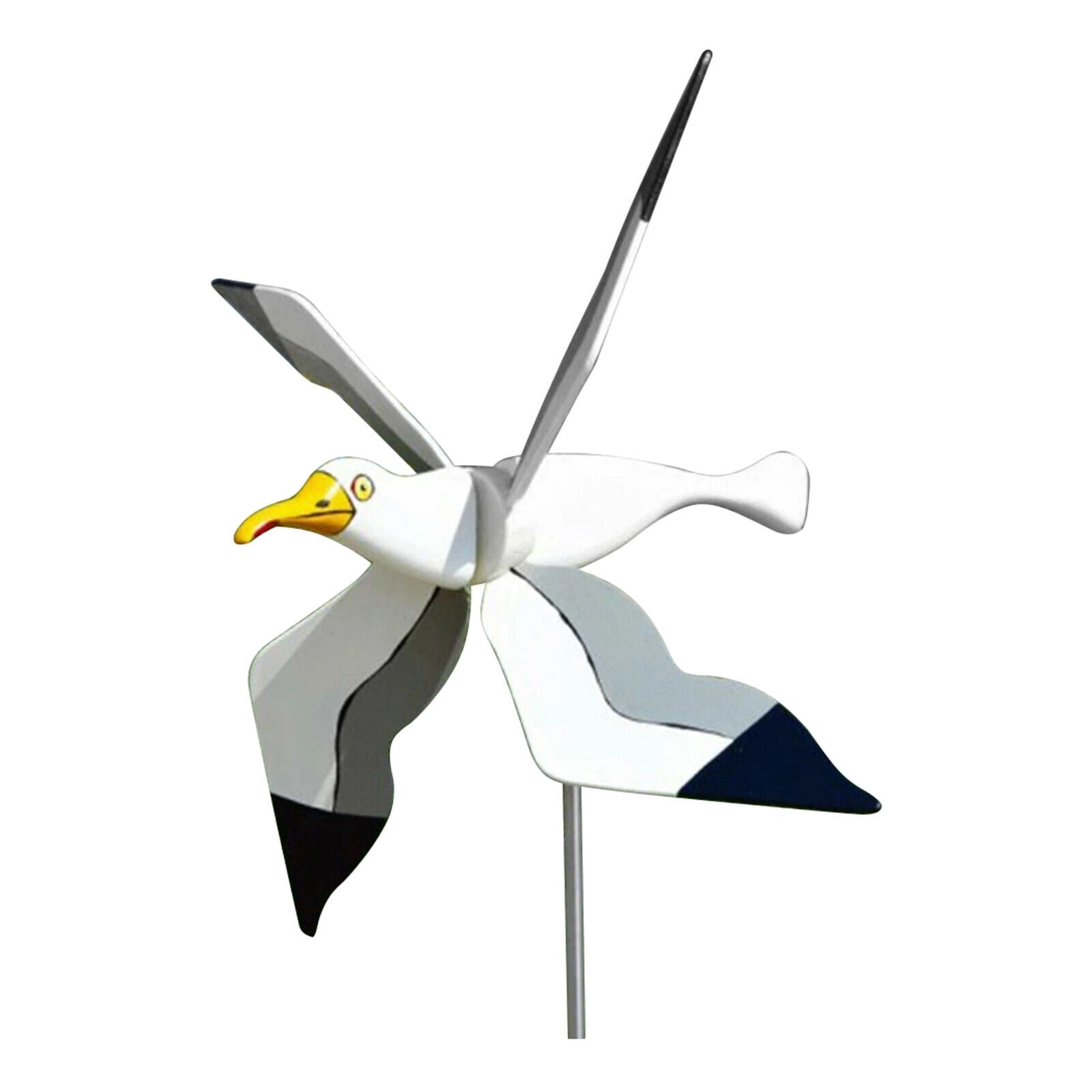 Seagull Windmill Wind Spinner Weather Resistant For Patio Lawn Decoration