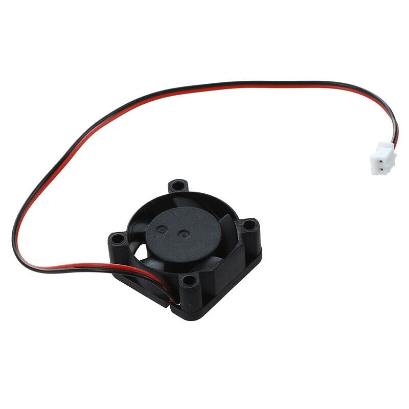 25mm x 10mm 2Pin DC 12V 0.05A Black Plastic Mini Cooling Fan V1H8H8