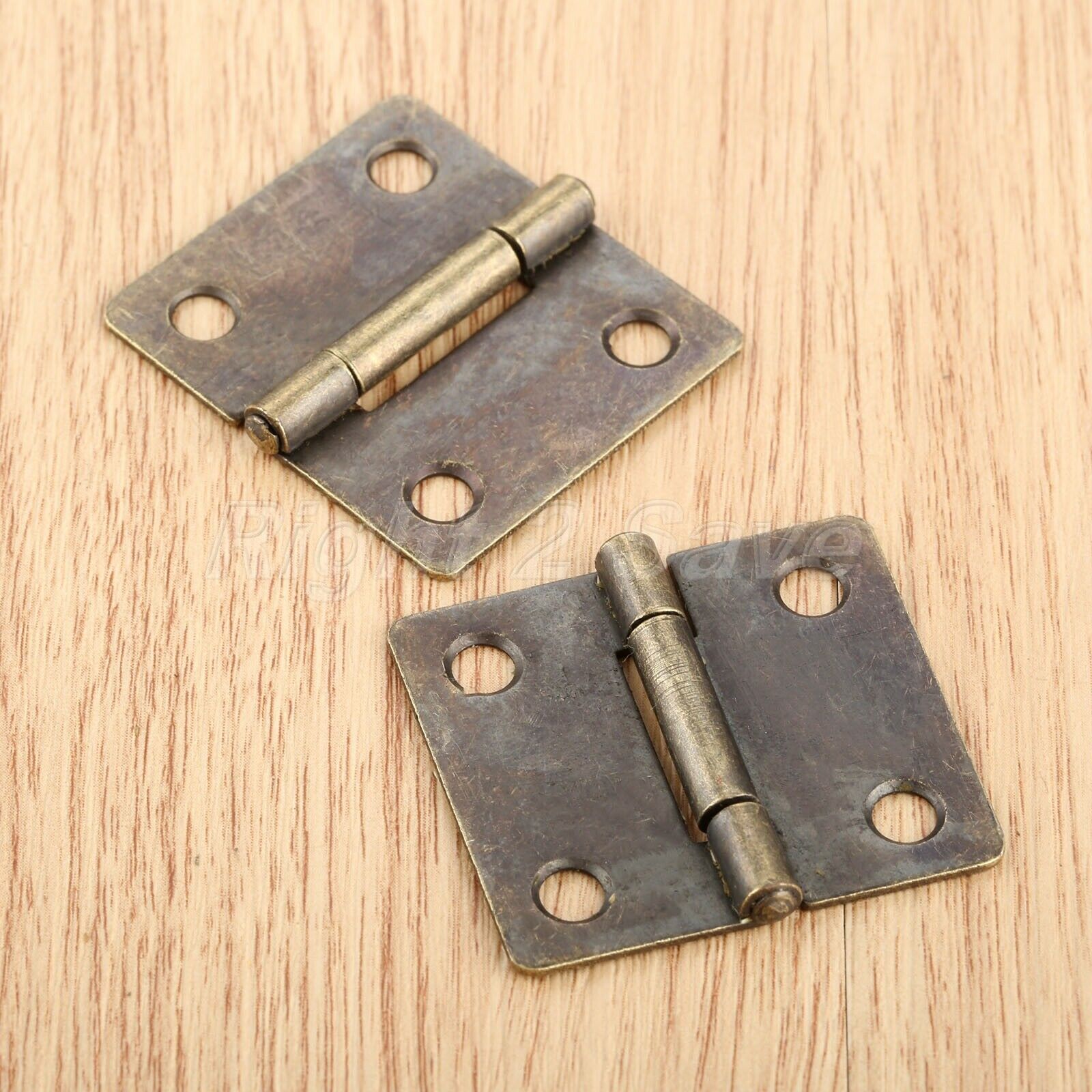 2pcs Furniture Door Hinges Cupboard Wardrobe Cabinet Hinges Hardware 38mm*34mm
