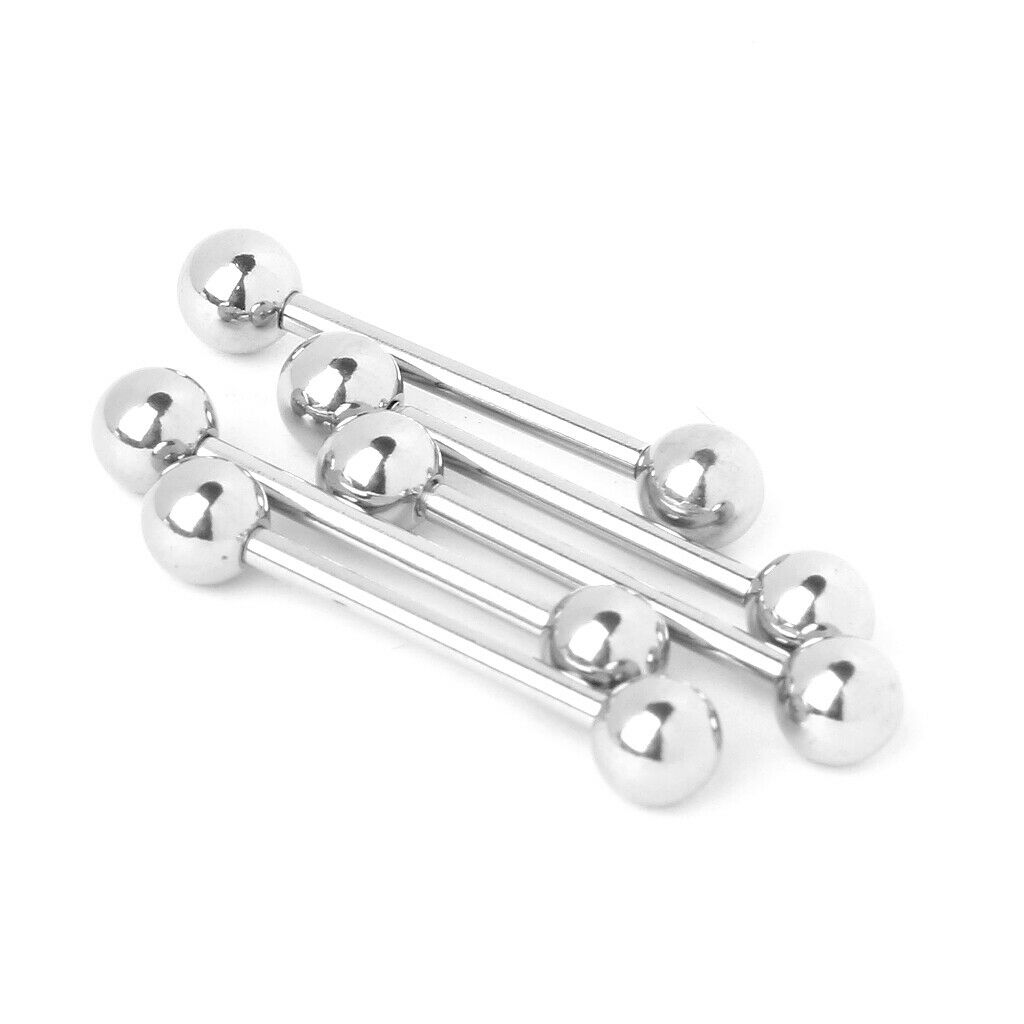 Lots 5 14 Gauge 16mm Ball Titanium Anodized Barbell Tongue Ring Labret Stud