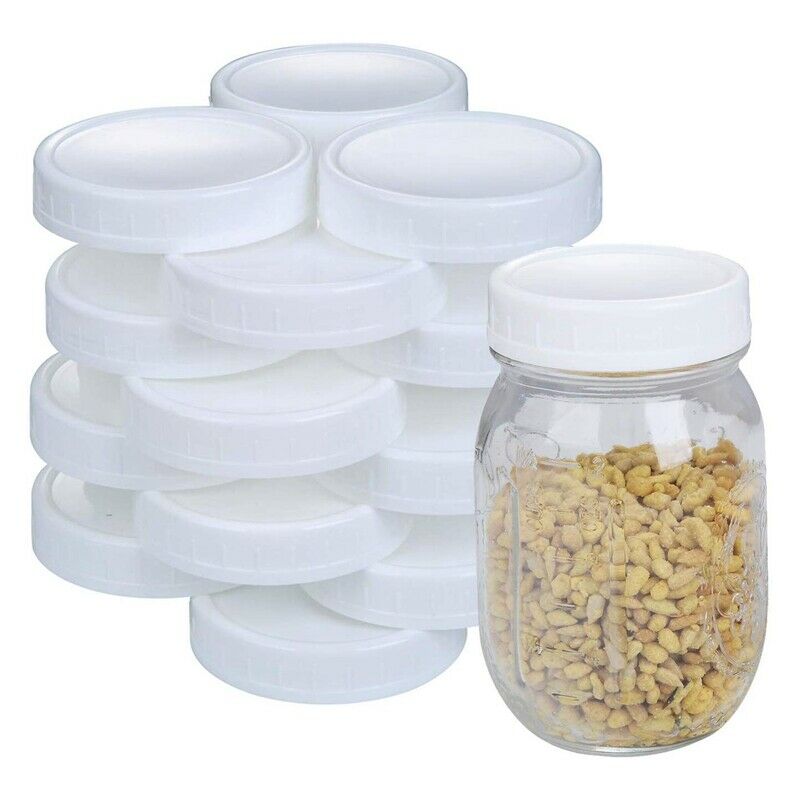 Regular Mouth Lids for Mason Jar Lids Plastic Storage Caps for Mason Canning JC9