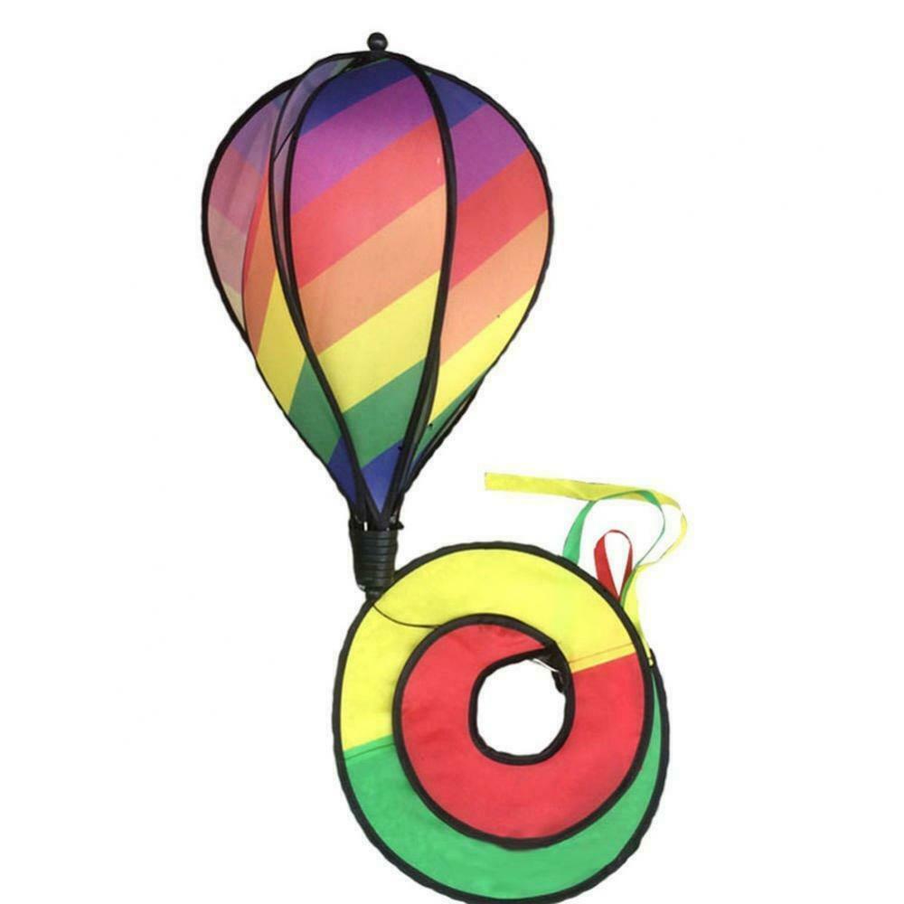 2pcs 55'' Hot Air Balloon Windmill Windsocks Air Socks Garden Yard Outdoor Kits