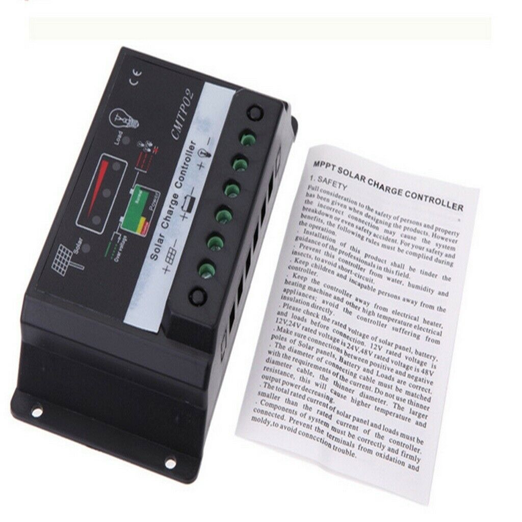 10A / 15A / 20A / 30A 12 / 24v Car Switch MPPT Solar Charge Controller Battery