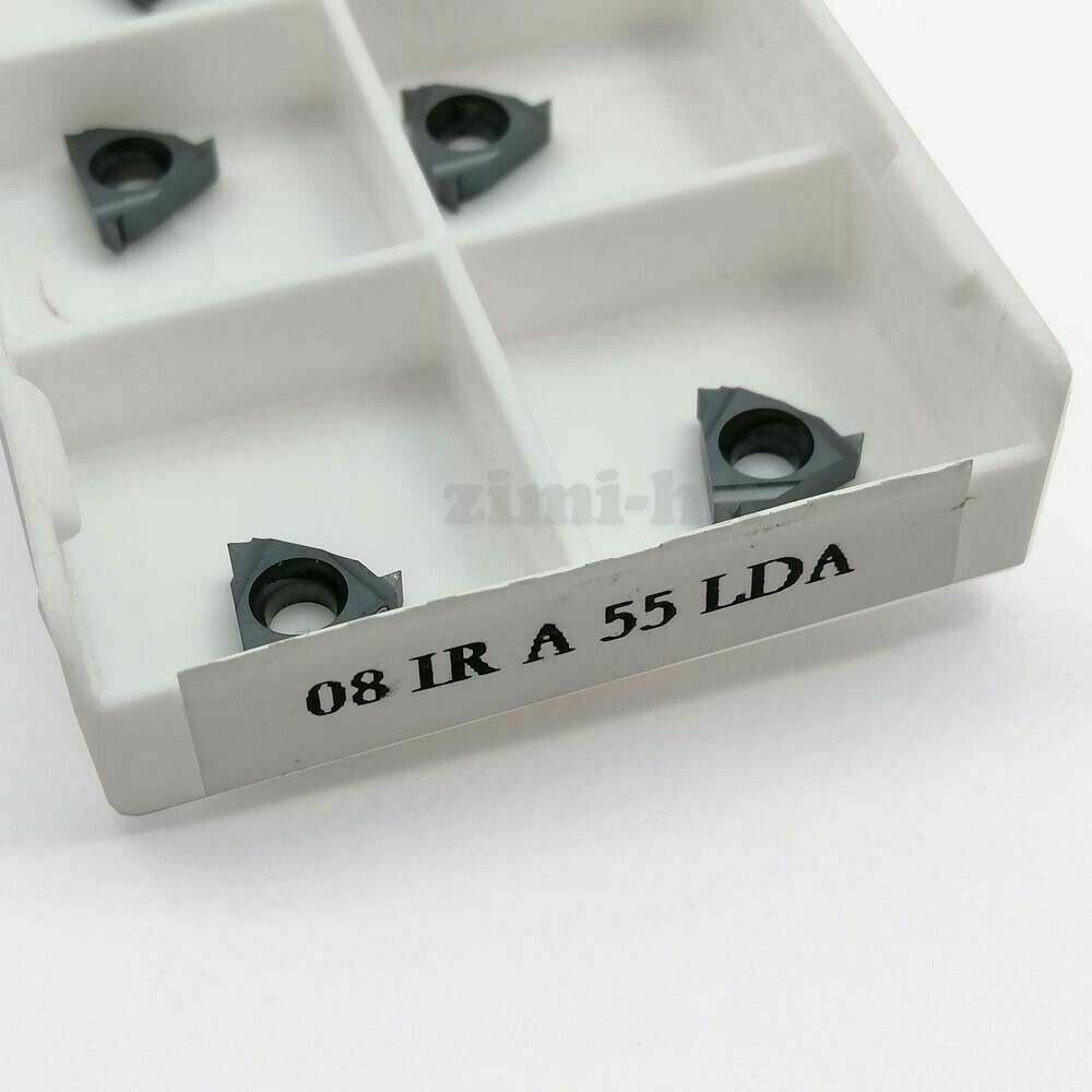 5PCS 08IR A55 LDA CNC lathe Tool Threading Insert Carbide Insert For P.M.K